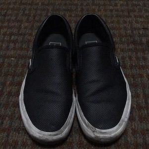 leather vans